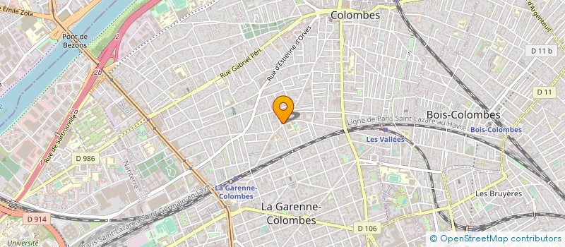 localisation de l'entreprise EURO DISTRIBUTION à COLOMBES