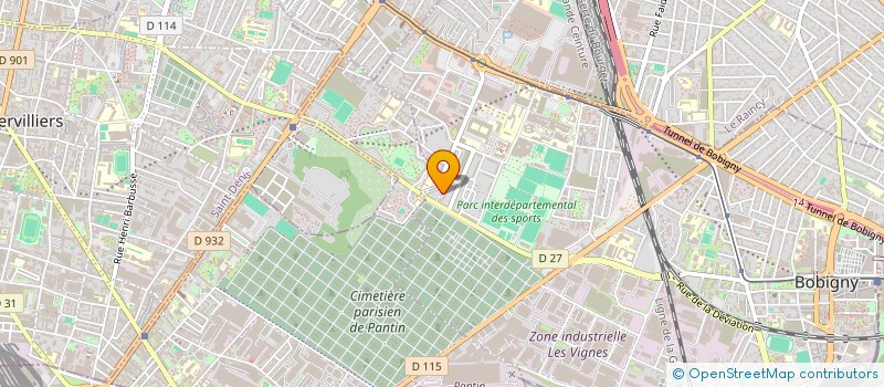 localisation de l'entreprise EURO DISTRIBUTION EXPRESS à BOBIGNY