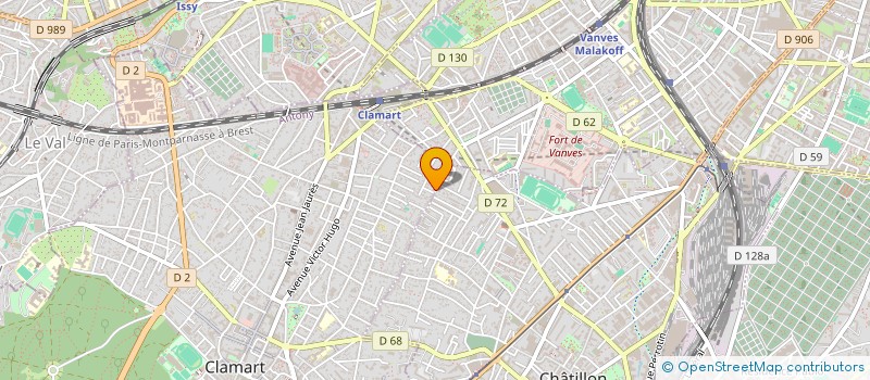 localisation de l'entreprise EURO DISTRIBUTION MATIERES PREM à CLAMART