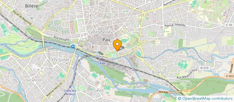 localisation de l'entreprise EURO DISTRIBUTION SERVICE à PAU