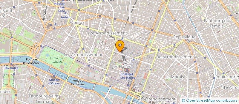 localisation de l'entreprise EURO DISTRIBUTION SURGELE à PARIS