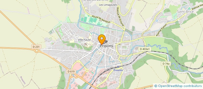 localisation de l'entreprise EURO DISTRY à PROVINS