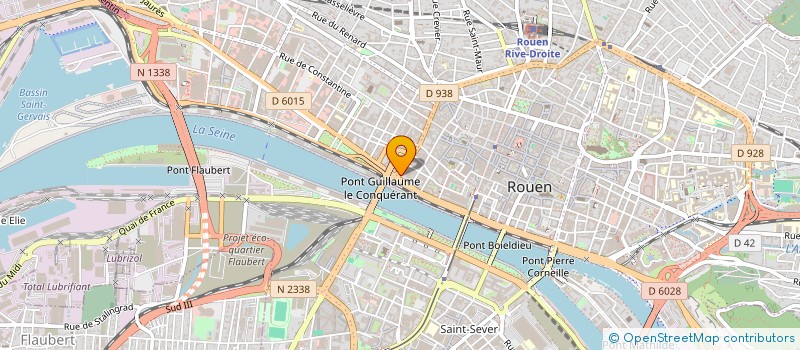 localisation de l'entreprise EURO DOCKS SERVICES à ROUEN