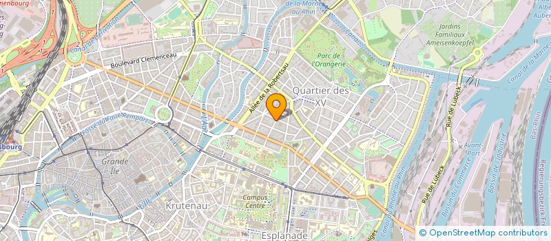 localisation de l'entreprise EURO DOM STRASBOURG à STRASBOURG
