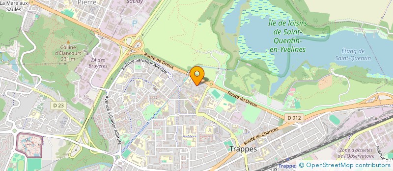 localisation de l'entreprise EURO DRIVER  TRAPPES