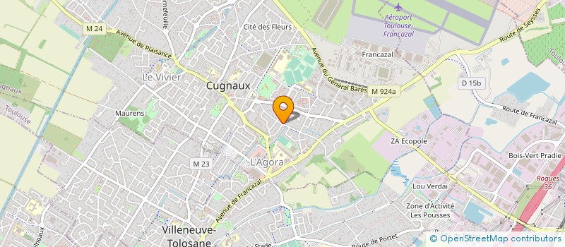 localisation de l'entreprise EURO DSA à CUGNAUX