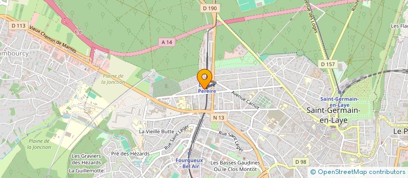 localisation de l'entreprise EURO DTS  SAINT-GERMAIN-EN-LAYE