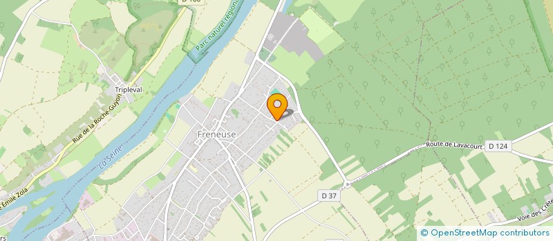 localisation de l'entreprise EURO DVA  FRENEUSE