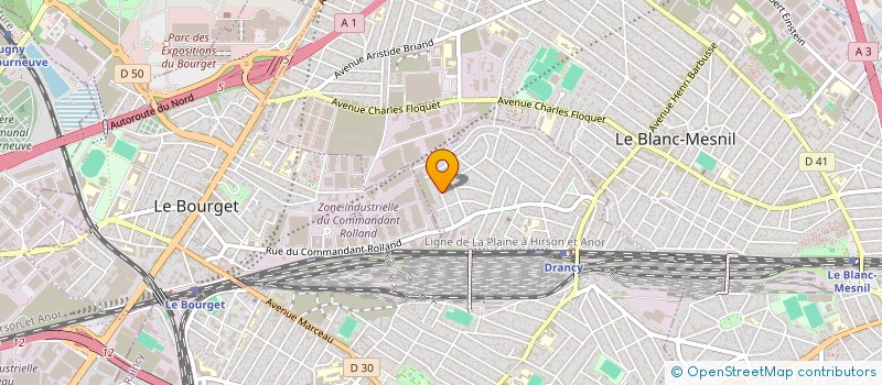 localisation de l'entreprise EURO ECHAFAUDAGE à DRANCY