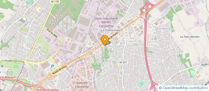 localisation de l'entreprise EURO ECO HOTELS FRANCE INVESTMENT 1  SAINTE-LUCE-SUR-LOIRE