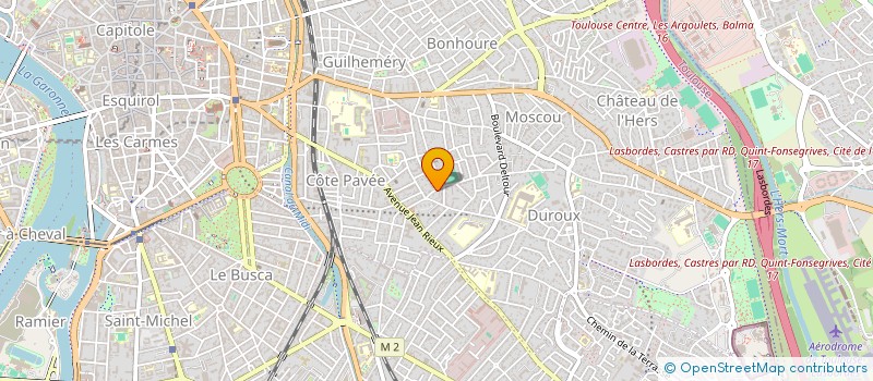 localisation de l'entreprise EURO EDIT à TOULOUSE
