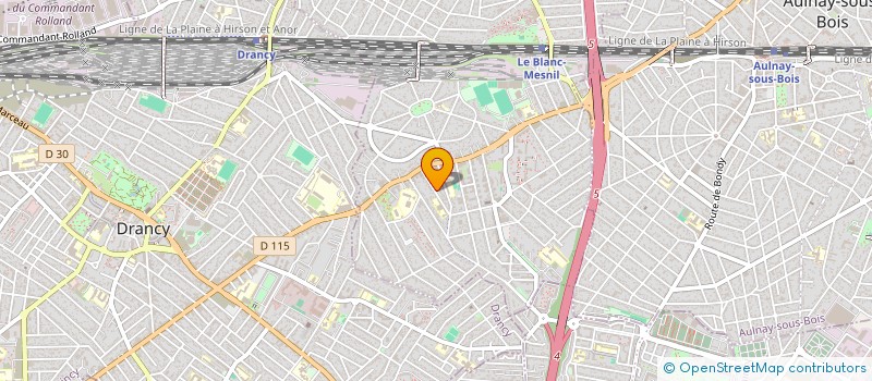 localisation de l'entreprise EURO ELEC à LE BLANC-MESNIL