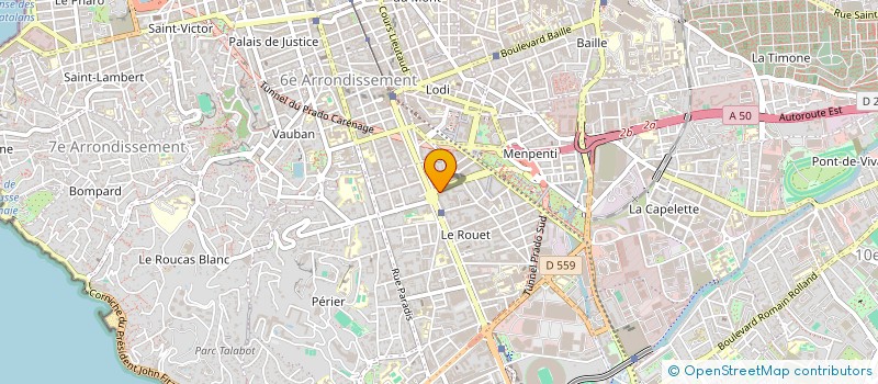 localisation de l'entreprise EURO ELECTRIC à MARSEILLE