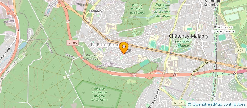 localisation de l'entreprise EURO ELECTRONIQUE  CHATENAY-MALABRY