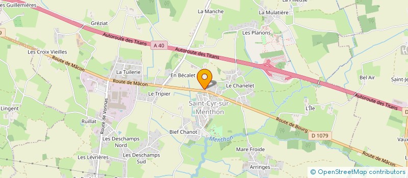 localisation de l'entreprise EURO ENVIRONNEMENT SERVICE à SAINT-CYR-SUR-MENTHON