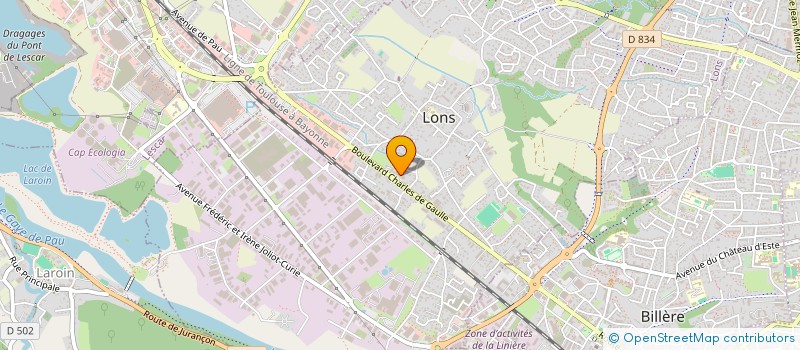 localisation de l'entreprise EURO EQUIPEMENT à LONS
