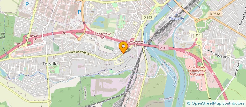 localisation de l'entreprise EURO EQUIPEMENTS AMENAGEMENTS CONCEPT à THIONVILLE