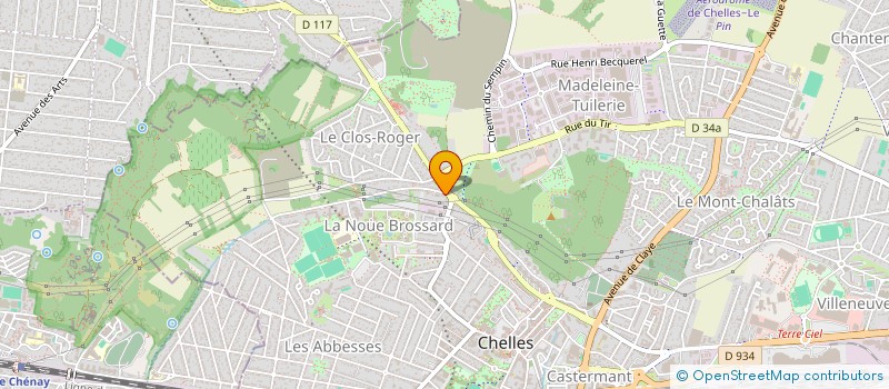 localisation de l'entreprise EURO ET ASIA FOOD à CHELLES