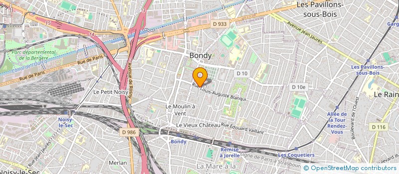 localisation de l'entreprise EURO ETANCHE à BONDY