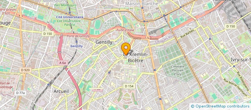 localisation de l'entreprise EURO EXO  LE KREMLIN-BICETRE