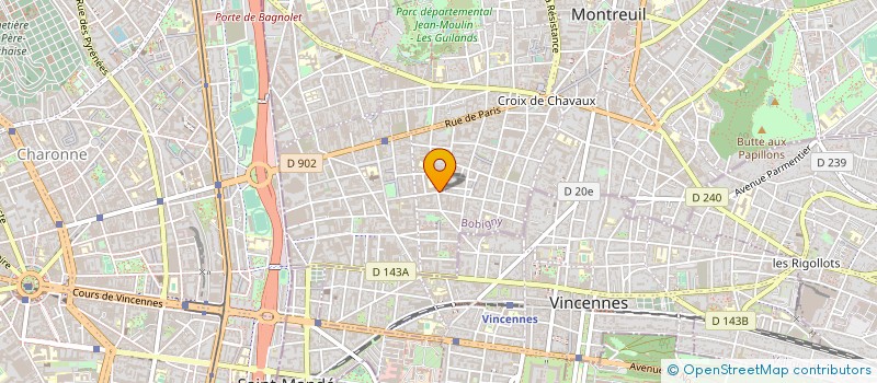 localisation de l'entreprise EURO EXPERTISE GROUPE à MONTREUIL