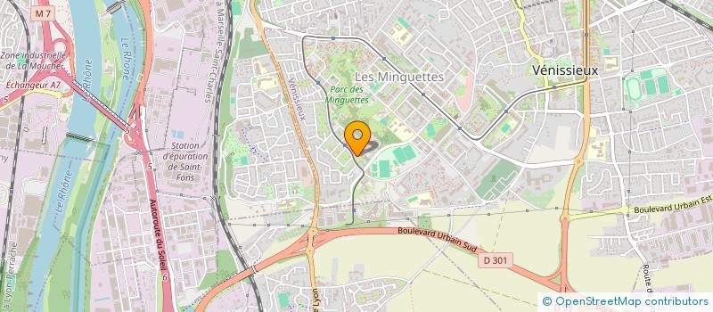 localisation de l'entreprise EURO EXPRESS  VENISSIEUX