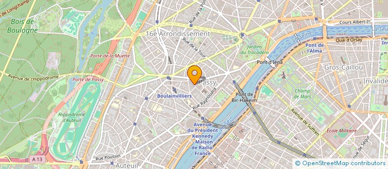 localisation de l'entreprise EURO FAC  PARIS