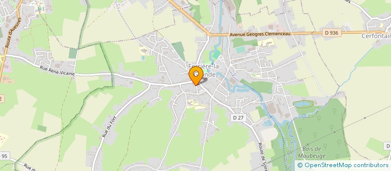 localisation de l'entreprise EURO-FACADE  MAUBEUGE