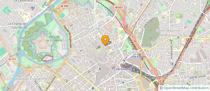 localisation de l'entreprise EURO FACTA ETUDES ET CONSEILS à LILLE