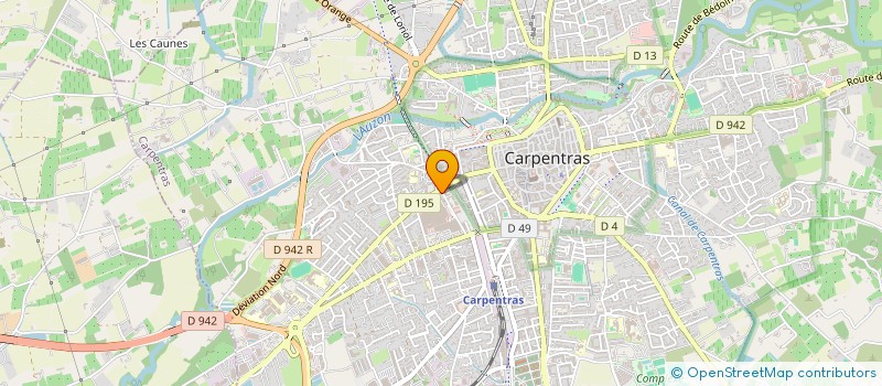 localisation de l'entreprise EURO FAMILLE  CARPENTRAS