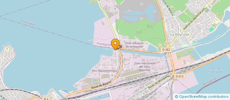 localisation de l'entreprise EURO FAVOLINI  SETE