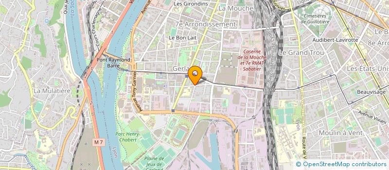 localisation de l'entreprise EURO FELLY POUR LA PRESSE ET DEVELOP.  LYON