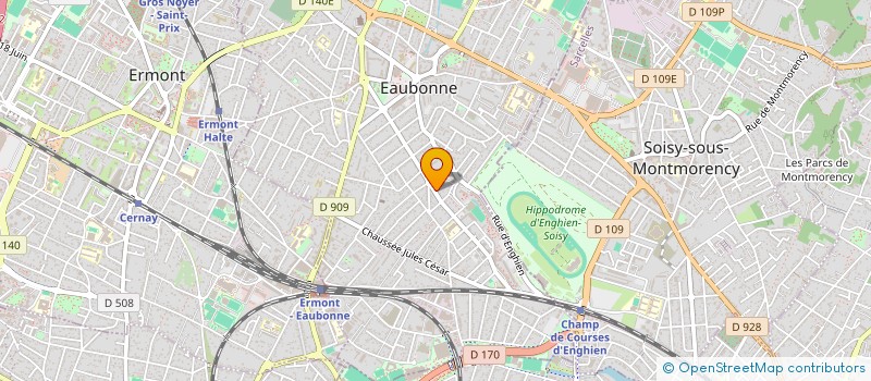 localisation de l'entreprise EURO FIBRES à EAUBONNE