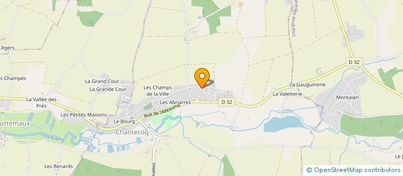 localisation de l'entreprise EURO-FILETAGE à CHANTECOQ