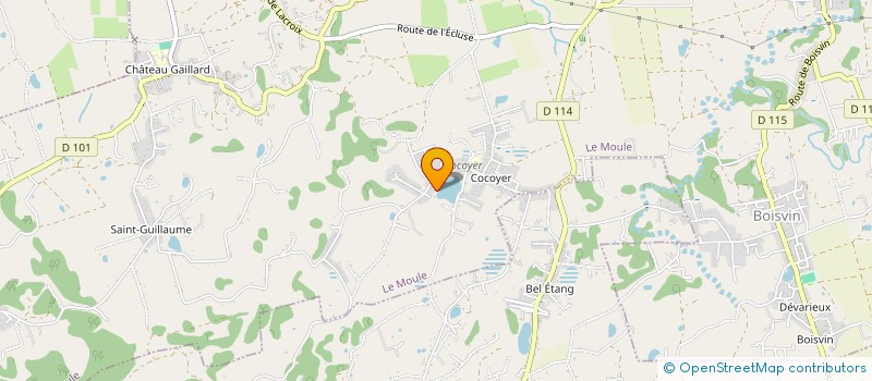 localisation de l'entreprise EURO FINANCE CONSULTING à LE MOULE