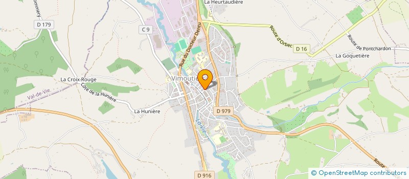 localisation de l'entreprise EURO FINANCEMENT à VIMOUTIERS