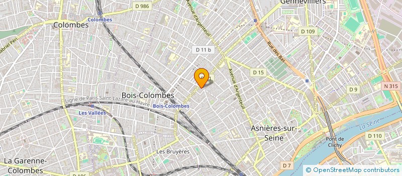 localisation de l'entreprise EURO FINANCES CONSEILS  ASNIERES-SUR-SEINE