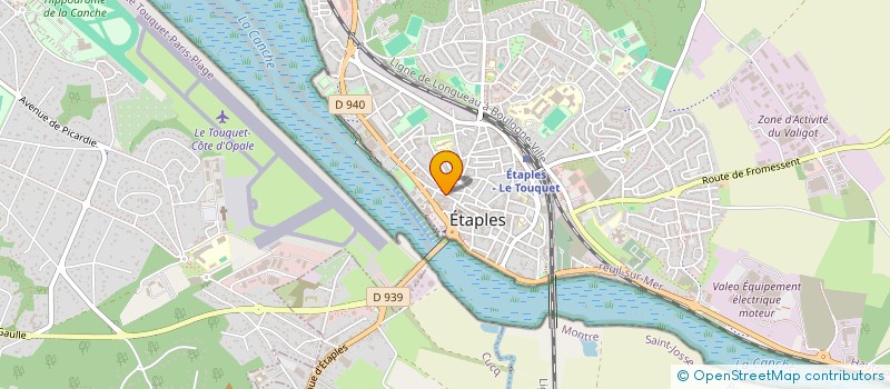 localisation de l'entreprise EURO'FISH  ETAPLES