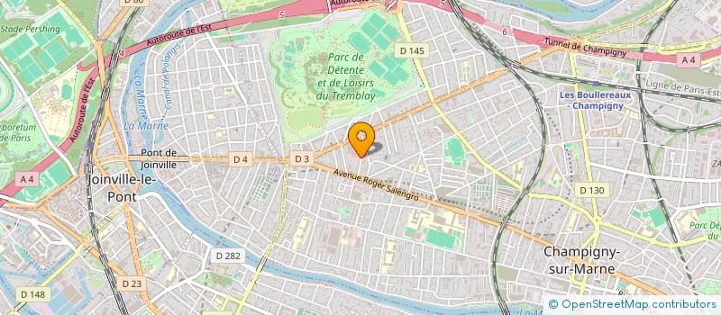 localisation de l'entreprise EURO FKB à CHAMPIGNY-SUR-MARNE