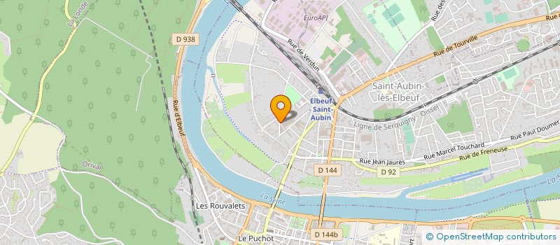 localisation de l'entreprise EURO FLEURS DIFFUSION à SAINT-AUBIN-LES-ELBEUF