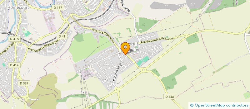 localisation de l'entreprise EURO FLOTTEUR 2000  MONTOIS-LA-MONTAGNE