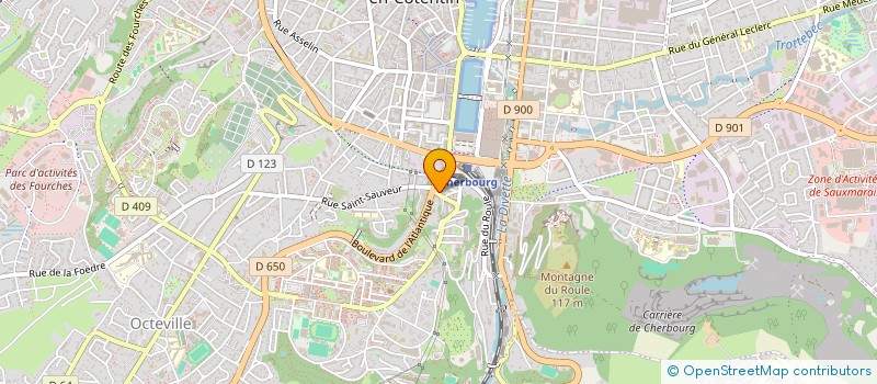 localisation de l'entreprise EURO FLUIDE  CHERBOURG-EN-COTENTIN