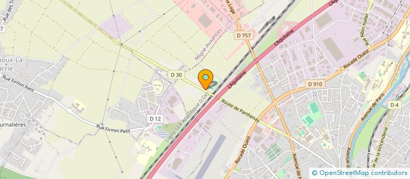 localisation de l'entreprise EURO FONCAGE à POITIERS
