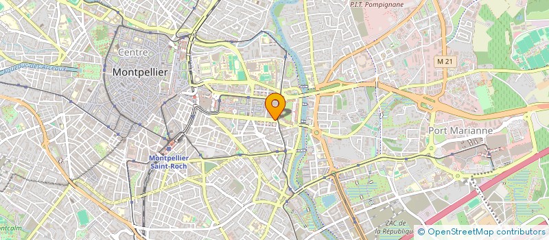 localisation de l'entreprise EURO FORM à MONTPELLIER