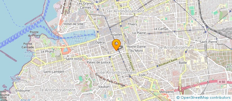 localisation de l'entreprise EURO FORMATION à MARSEILLE