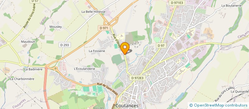 localisation de l'entreprise EURO FORMATION SECURITE  COUTANCES