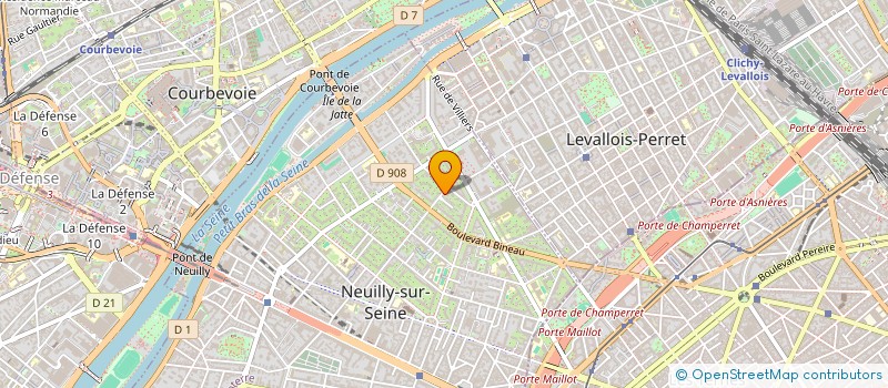 localisation de l'entreprise EURO FRAIS DISCOUNT à NEUILLY-SUR-SEINE