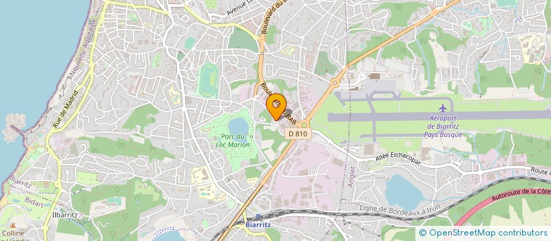 localisation de l'entreprise EURO FRANCE à BIARRITZ