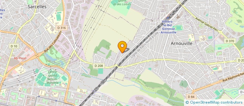 localisation de l'entreprise EURO FRANCE CONCEPT  ARNOUVILLE