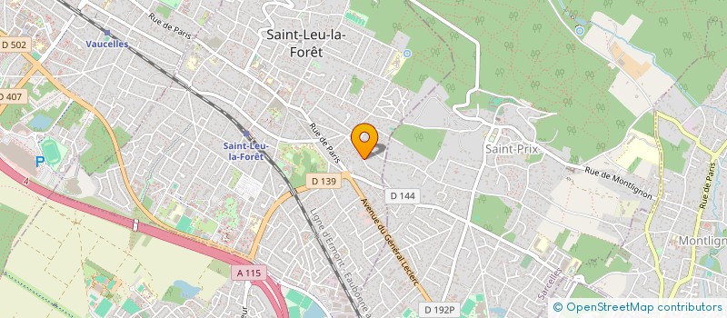 localisation de l'entreprise EURO FREELANCE à SAINT-LEU-LA-FORET